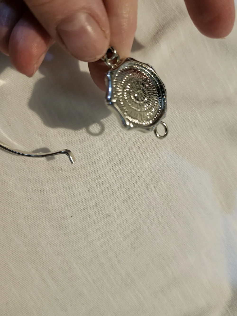 Textured Silver Sunburst Cuff Bracelet - Women's Jewelry